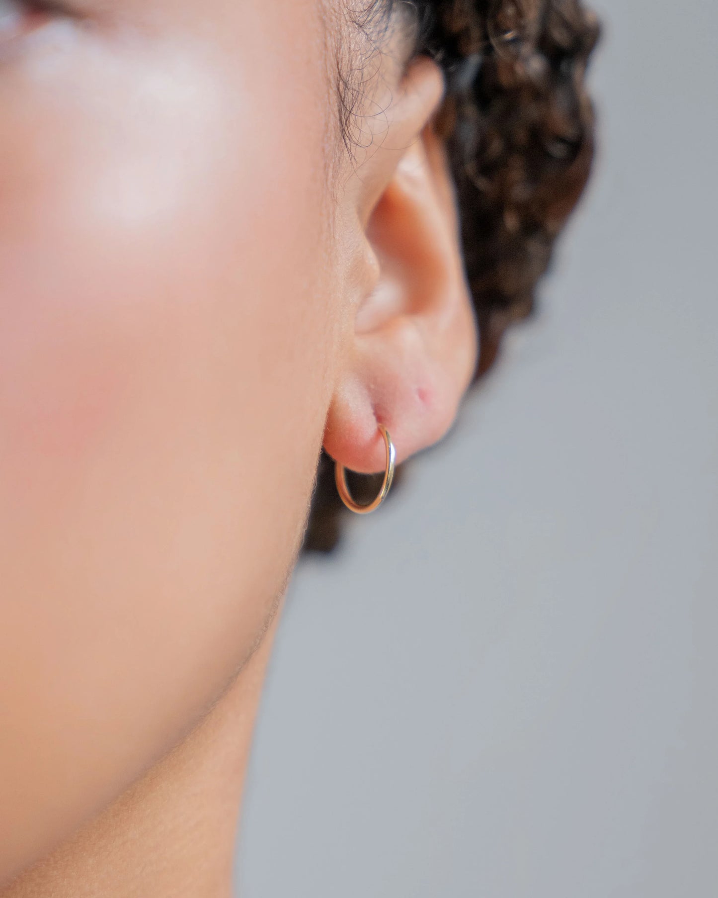 12mm エンドレス フープ ピアス