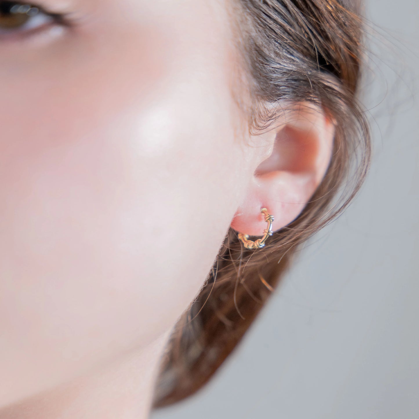 12.5mm 有刺鉄線フープピアス