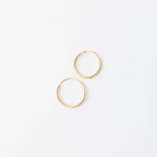 16mm エンドレス フープ ピアス