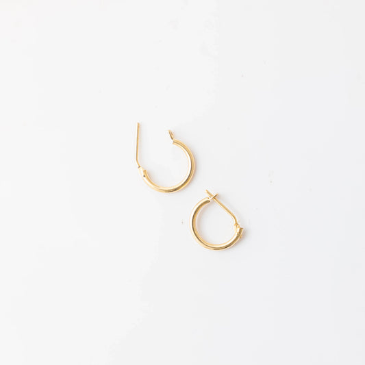 10×1.25mmスナップイヤリング  14Kゴールド 純金ピアス