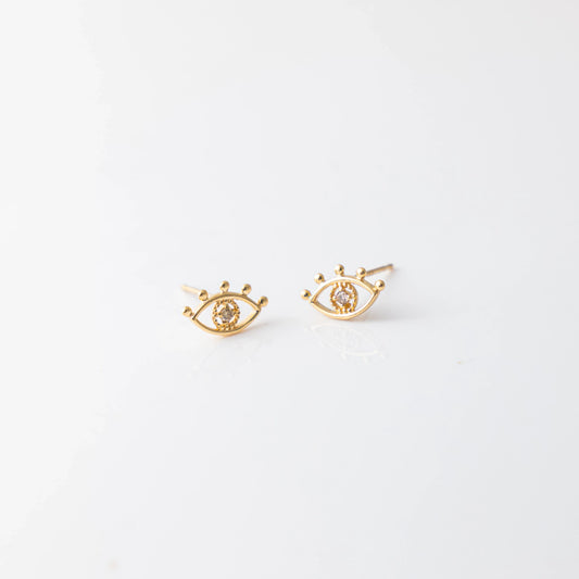 ダイヤモンドアイスタッドピアス